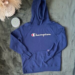 Champion Navy Blue Pullover Hoodie